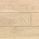 Close-up of light natural oak wood flooring planks