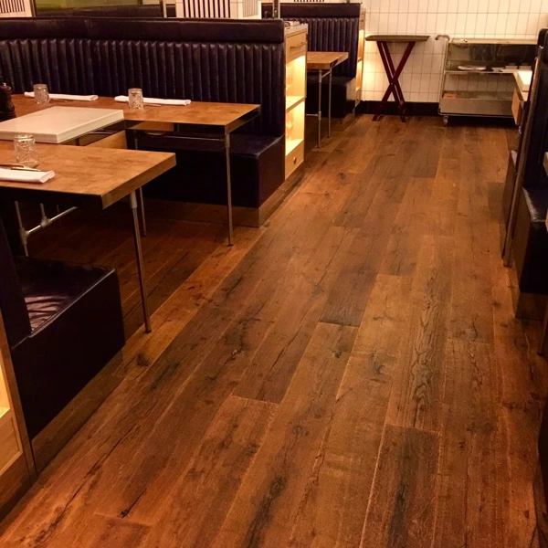 Engineering Wood flooring in Restaurants