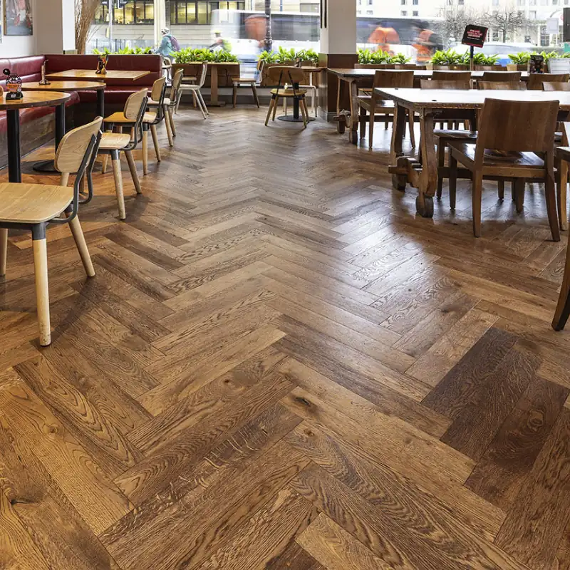 Herringbone Engineered Wood Flooring